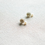 Phoebe Earrings in Gold Side