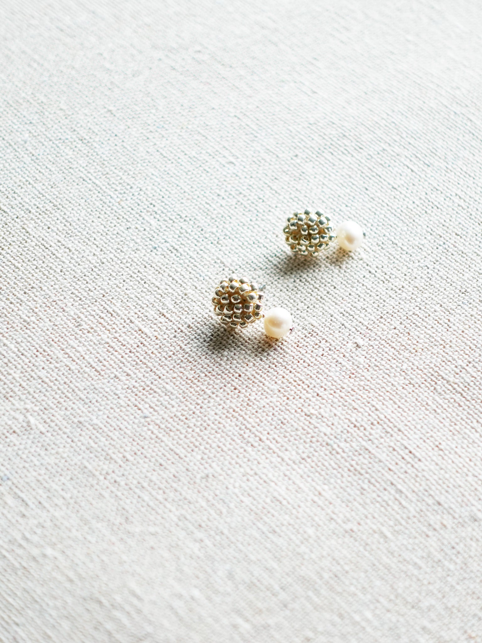 Phoebe Earrings in Gold Side