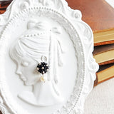 Phoebe Star Dust Earrings in Black Girl