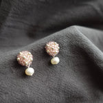 Phoebe Star Dust Earrings in Mauve Purple Front