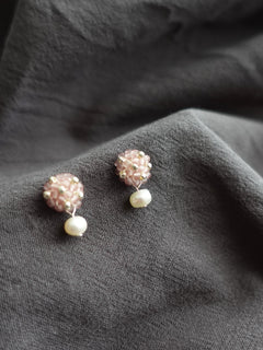 Phoebe Star Dust Earrings in Mauve Purple Front