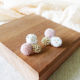 Planetarium Stud Earrings in Purple Display Left 2