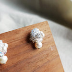 Polaris Phoebe Earrings in Grey Display Right Side