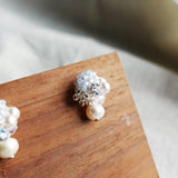 Polaris Phoebe Earrings in Grey Display Right Side