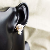 Polaris Phoebe Earrings in Ivory Bust