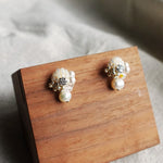 Polaris Phoebe Earrings in Ivory Display Front