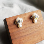 Polaris Phoebe Earrings in Ivory Display Left