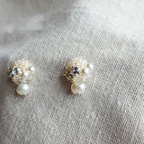 Polaris Phoebe Earrings in Ivory Right Close