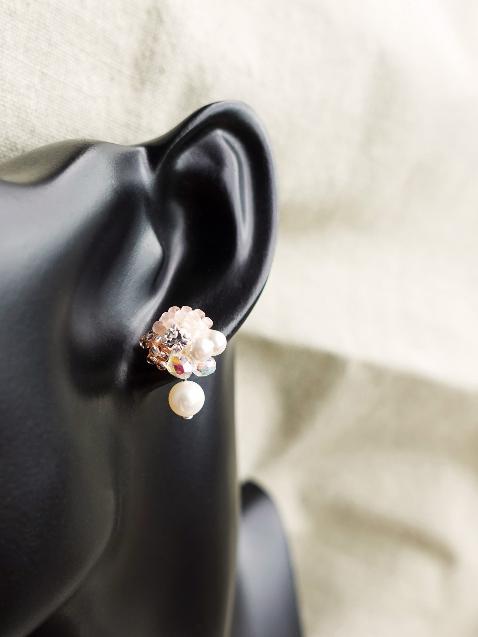 Polaris Phoebe Earrings in Pink Bust