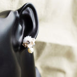 Polaris Phoebe Earrings in White Bust