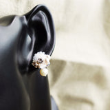 Polaris Phoebe Earrings in White Bust