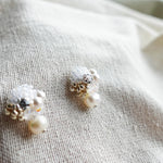 Polaris Phoebe Earrings in White Right Side