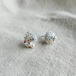 Polaris Stud Earrings in Grey Side