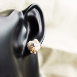 Polaris Stud Earrings in Ivory Bust