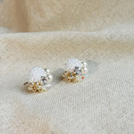 Polaris Stud Earrings in White Light