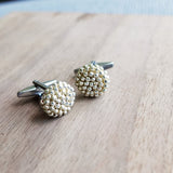 Prelude Delica Cufflink in Gold Display