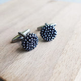 Prelude Delica Cufflink in Hematite Black Display