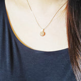 Prelude Petite Necklace in Champagne Pink
