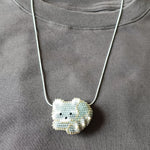 Raccoon Loaf Necklace Front