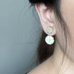 Ramona Drop Earrings Model