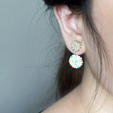 Ramona Drop Earrings Model