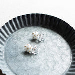 Sereia Quartz Earrings in White Tray Side