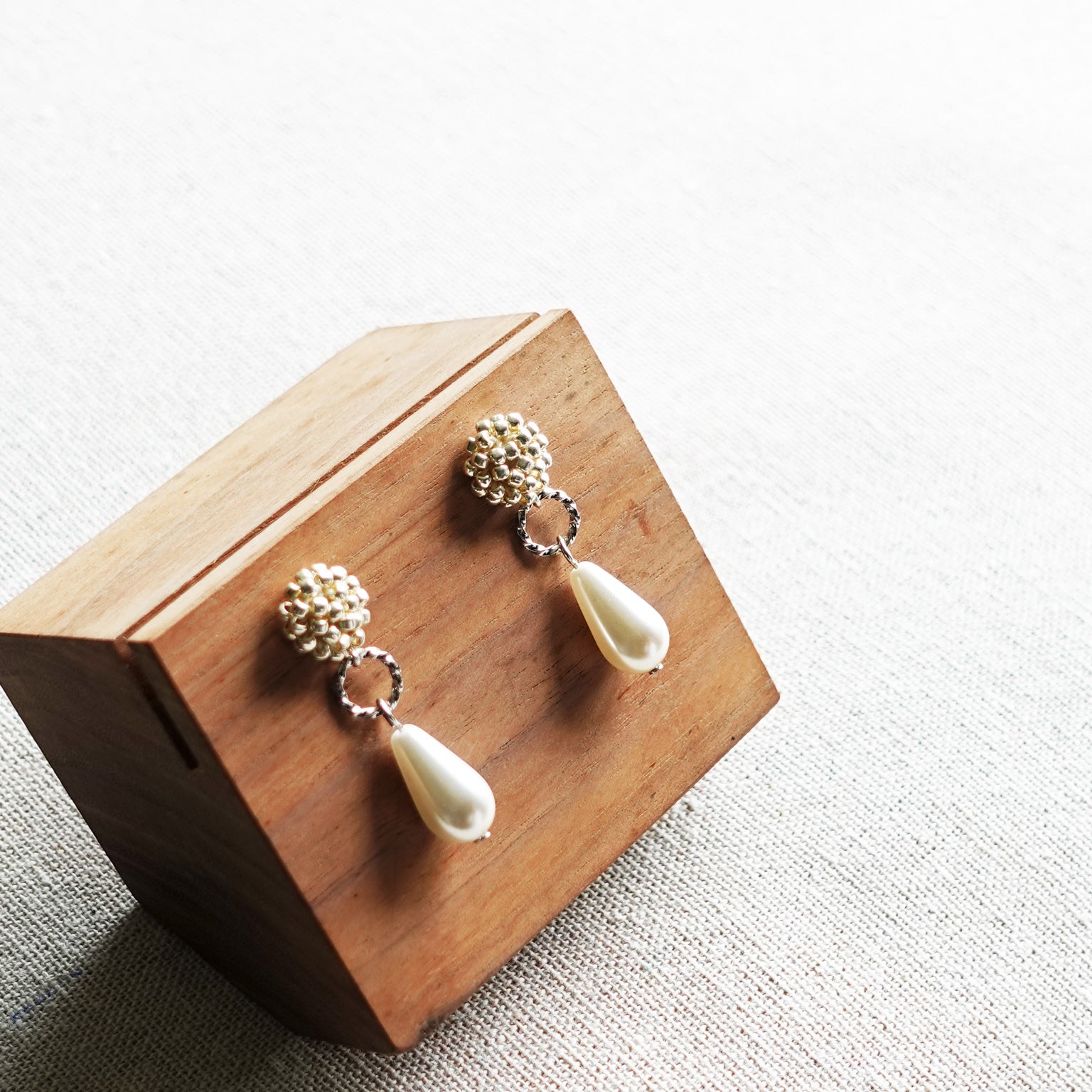 Serena Earrings in Gold Display