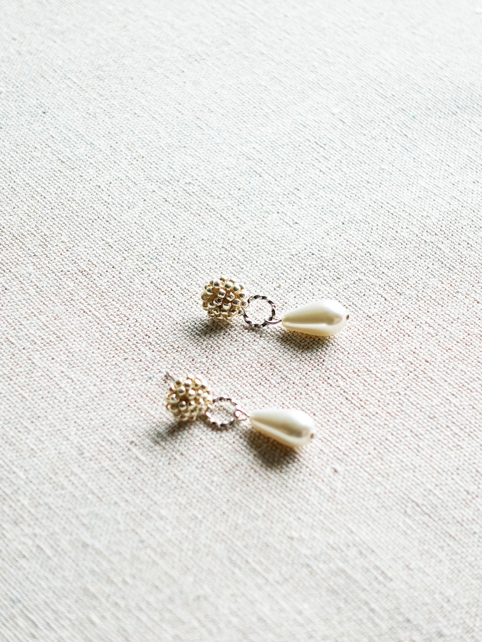 Serena Earrings in Gold Side