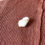 Sheep Brooch Pin Cardigan