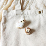 Sheep Small Lion Brooch Pin Bag
