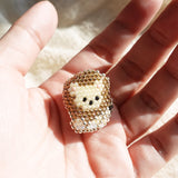 Small Lion Brooch Pin Held