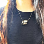 Small Panda Loaf Necklace Model