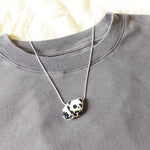 Small Panda Loaf Necklace Shirt Left