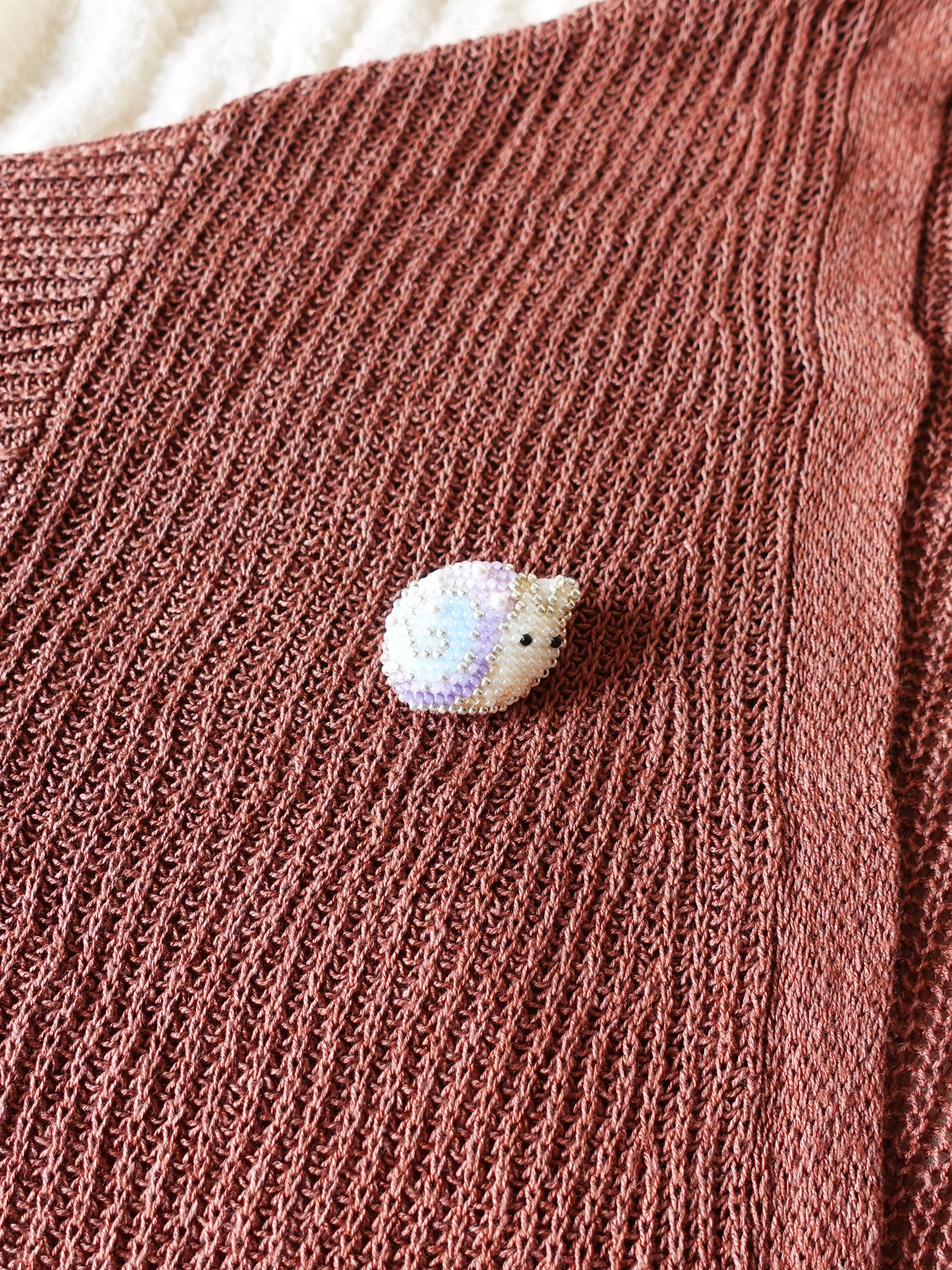 Snail Brooch Pin Cardigan