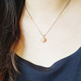 Star Dust Petite Necklace in Blush Pink
