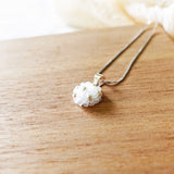 Star Dust Petite Necklace in Cloud White