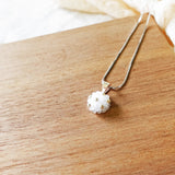 Star Dust Petite Necklace in Cloud White