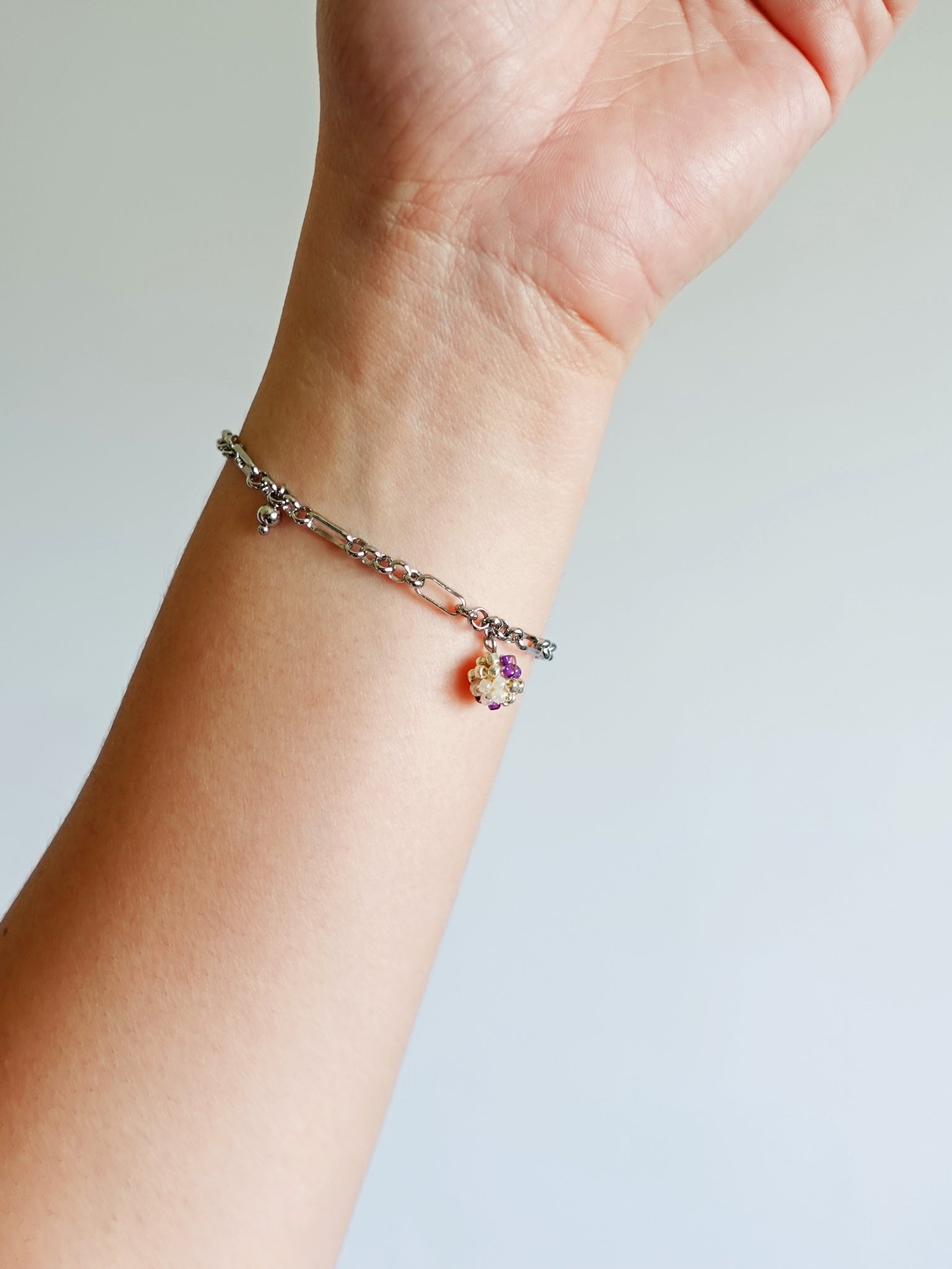 Sweet Pea Codi Bracelet in Royal Purple Hand