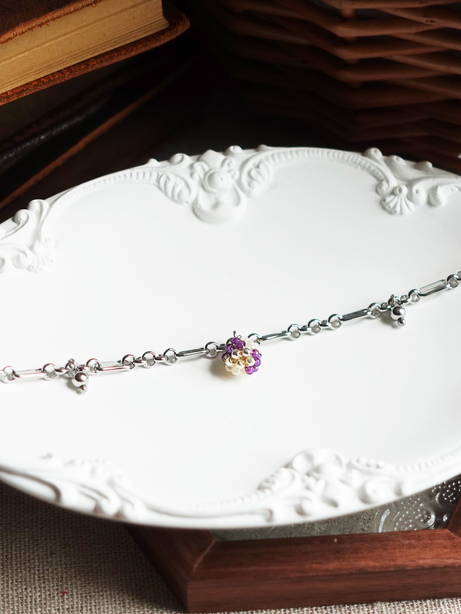 Sweet Pea Codi Bracelet in Royal Purple Plate