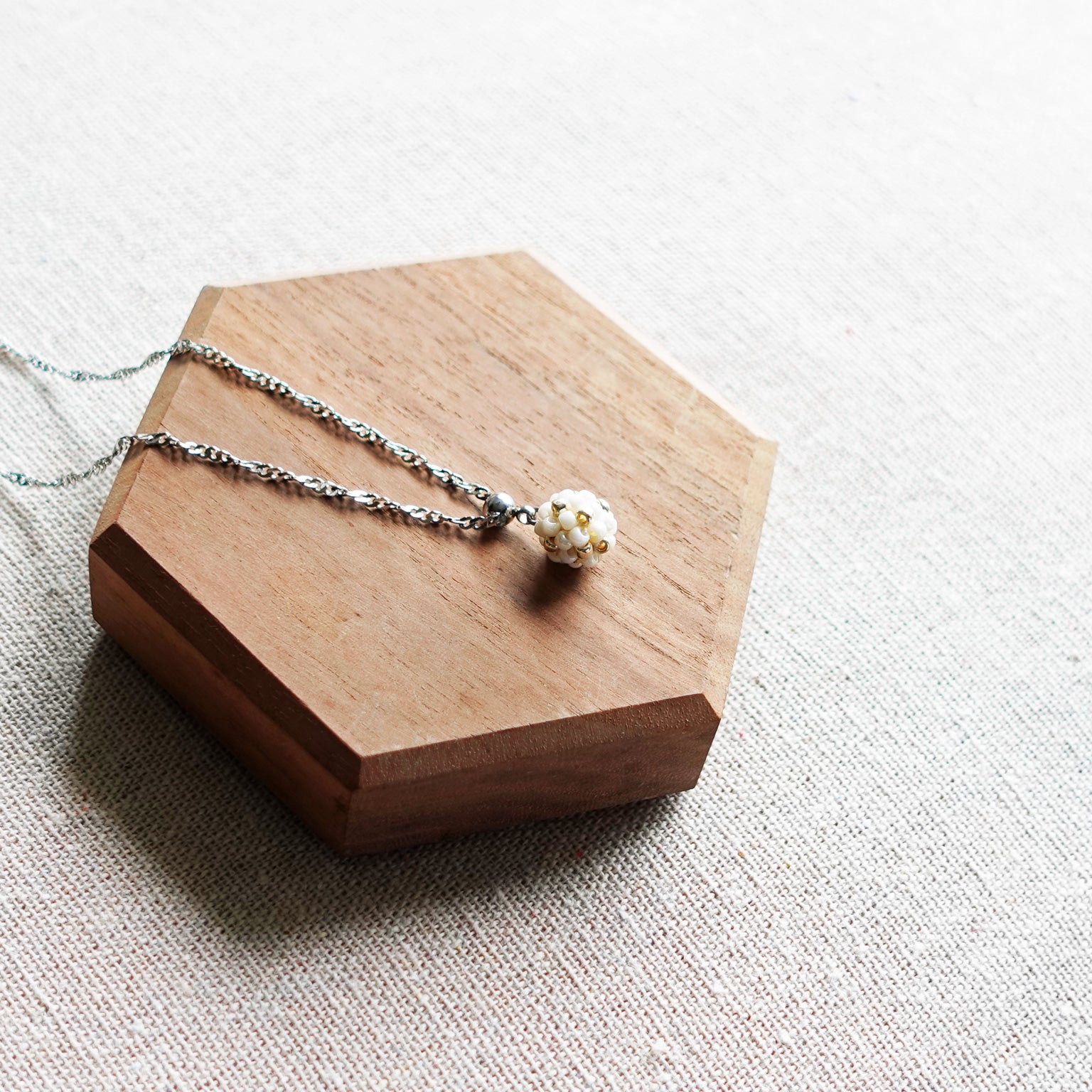 Sweet Pea Star Dust Necklace Display