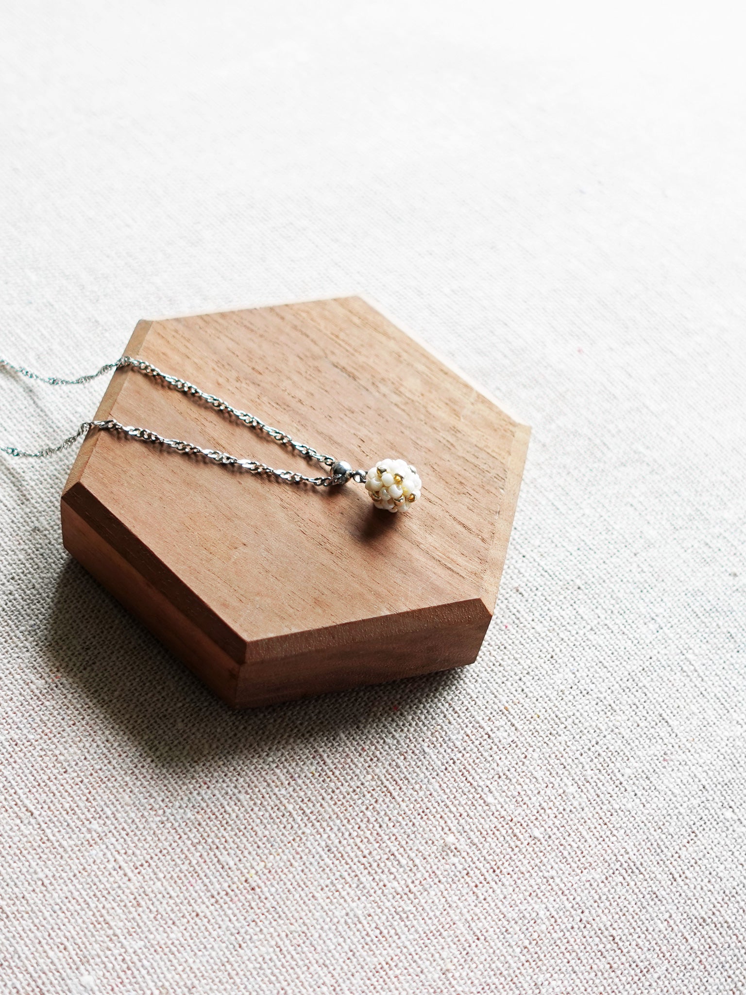 Sweet Pea Star Dust Necklace Display