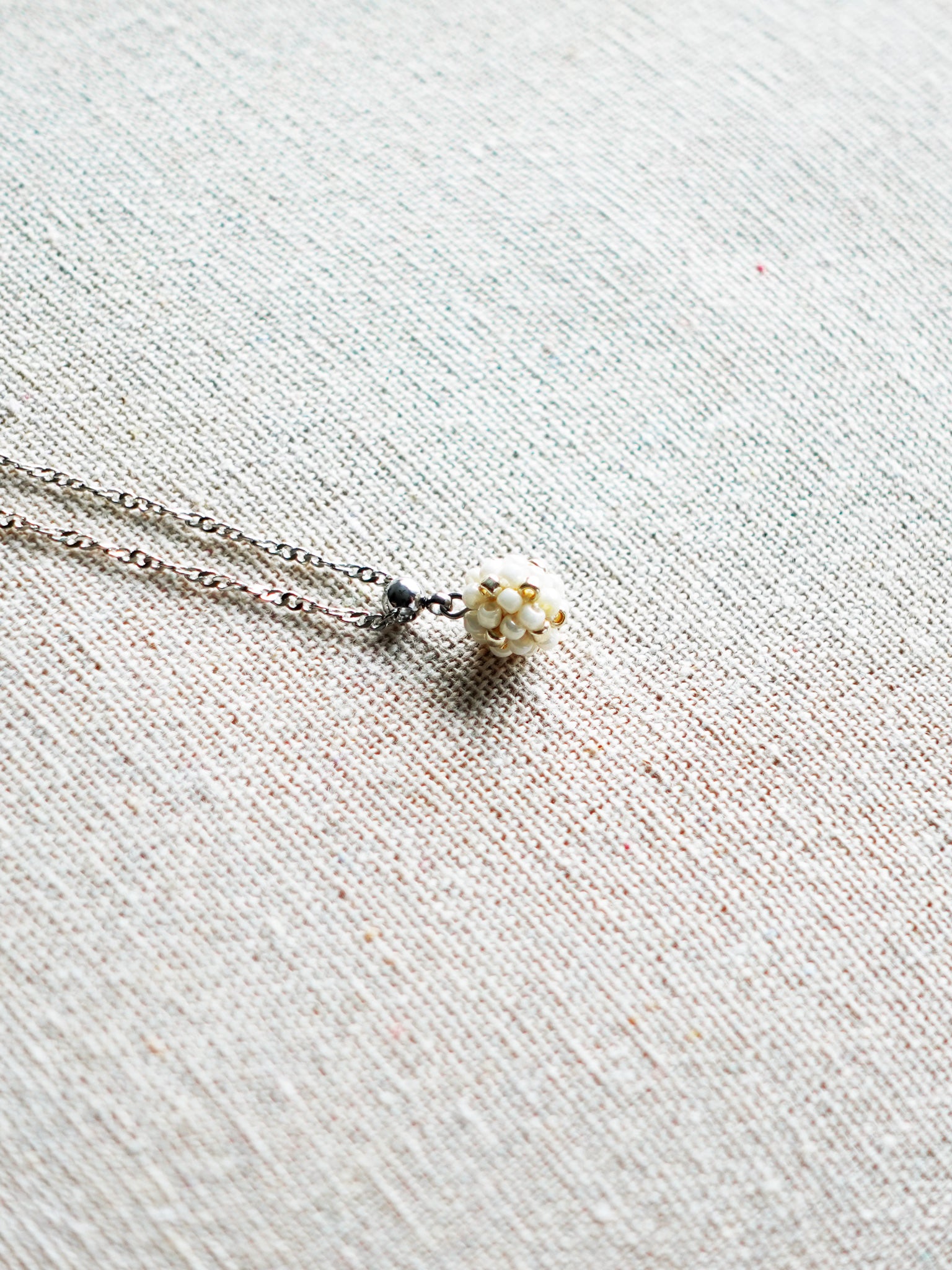 Sweet Pea Star Dust Necklace Side