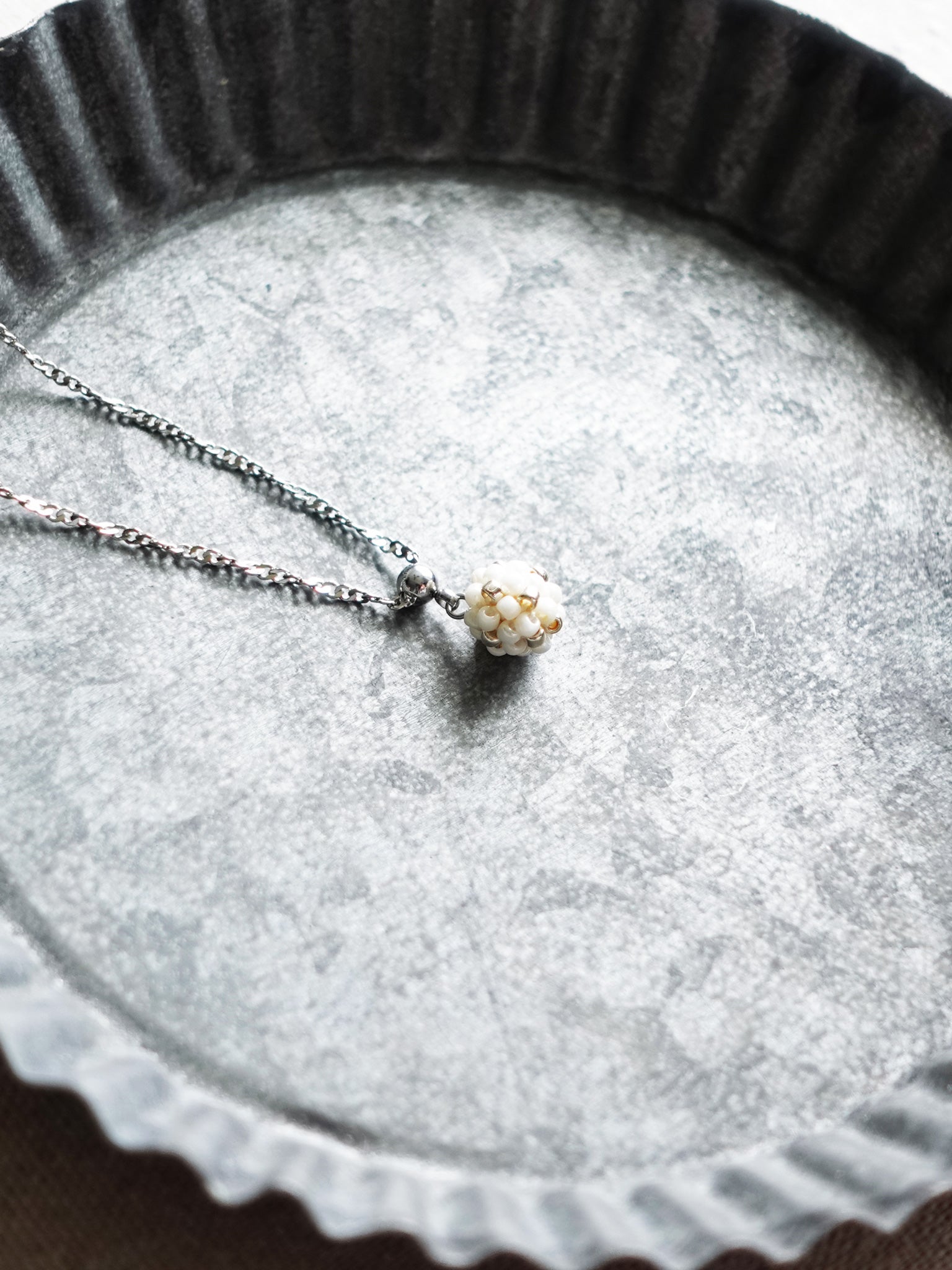 Sweet Pea Star Dust Necklace Tray Close Up
