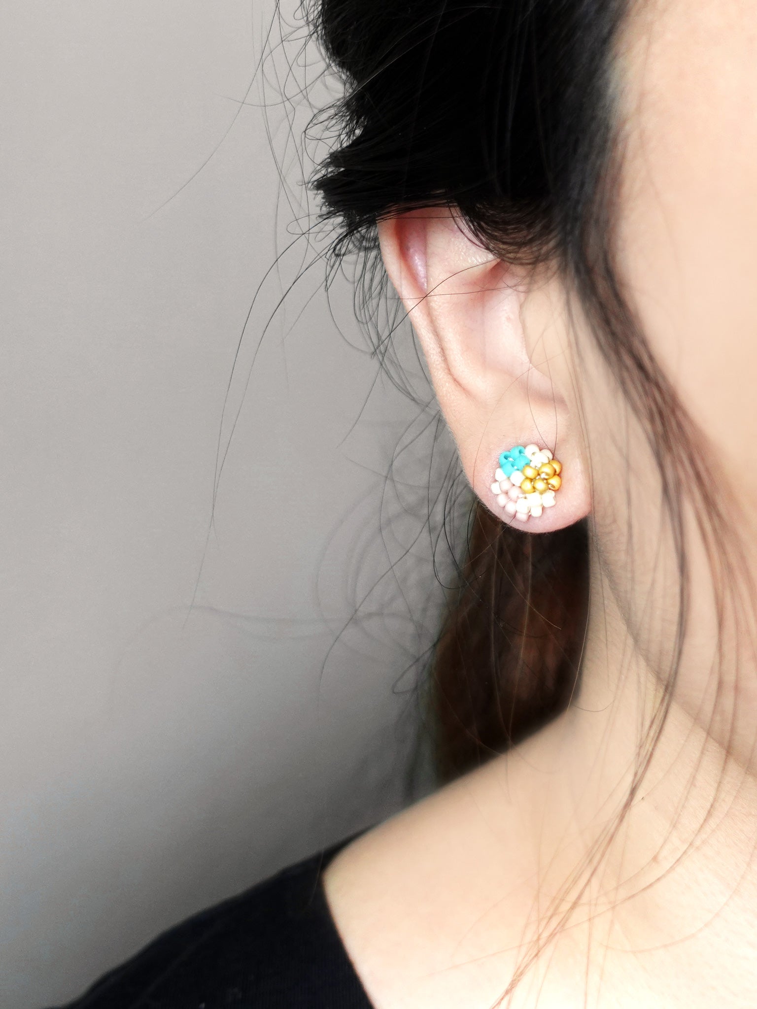 Triana Stud Earrings Model