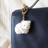 White Bear Loaf Charm Bag Right