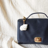White Bear Loaf Charm Bag