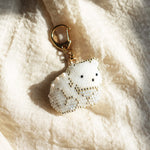 White Bear Loaf Charm Front