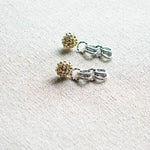 Xanthia Earrings in Gold Side