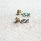 Xanthia Earrings in Gold Side