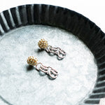 Xanthia Earrings in Gold Tray